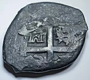 1700年代の難破船スペインペルーシルバー8レアレス沈没海賊の宝物8Rコブコイン