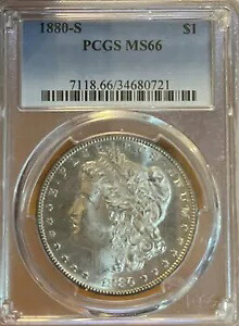 1880-S PCGS MS66 モルガン シルバー ダラー