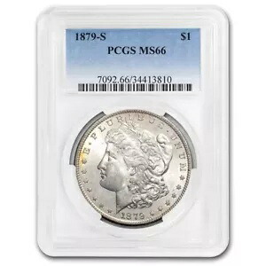 1879-S モルガン ドル MS-66 PCGS｜WORLD RESOURCE【KING店】