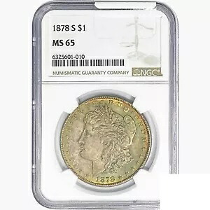 1878-S モーガン シルバー ダラー コイン NGC MS65|WORLD RESOURCE【KING店】