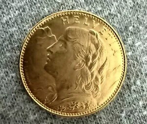 1922 素晴らしい ???? 未流通 10 フラン金貨