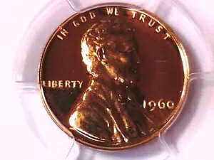 1960 プルーフ リンカーン記念堂 セント ペニー PCGS PR 68 スモール デイト 26241931
