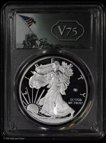 2020-W プルーフ V75 アメリカン シルバー イーグル PCGS PR 69 DCAM |ファーストストライク|WORLD RESOURCE【KING店】