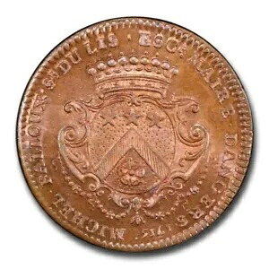 1714 フランス ジェトン MS-65 PCGS (レッド/ブラウン)