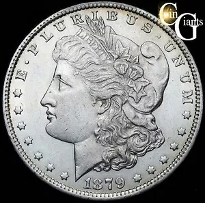 1879-O モーガン シルバー ダラー ニア GEM 未流通高級コイン ニューオーリンズ $1