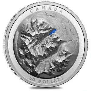 2021 カナダ .9999 シルバー $50 カナダ レイク ルイーズ エクストラオーディナリー ハイ レリーフ コイン｜WORLD RESOURCE【KING店】