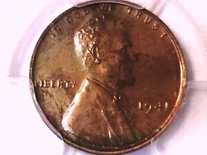 1941 リンカーン ウィート セント PCGS PR 64 RB 31462372 トーン