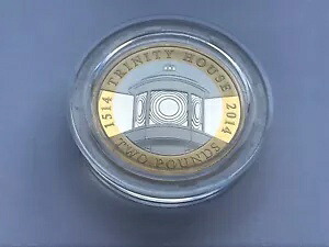 Simply-Coins~ 2014 シルバー プルーフ トリニティ ハウス 2 2 ポンド コイン|WORLD RESOURCE【KING店】