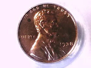 1938 リンカーン ウィート セント PCGS PR 64 RD 15385707 147,400円