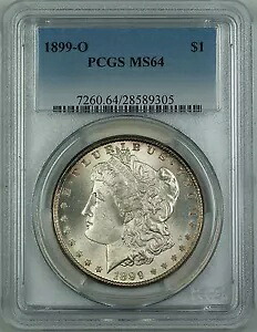 1899-O モーガン シルバー ダラー コイン PCGS MS-64 (ベター コイン) GF