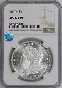 1879-P NGC シルバー モルガン ダラー MS63PL プルーフライク サイト ホワイト コイン