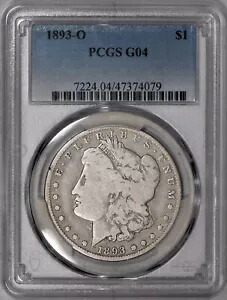 1893-O モーガン銀貨 1 ドル PCGS G04