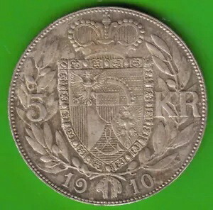 コイン シルバー リヒテンシュタイン 5 クラウン 1910 XF-UNC 非常に素晴らしい レア ライプツィヒ-｜WORLD RESOURCE【KING店】