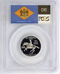 1999-S デラウェア シルバー プルーフ ステート クォーター PCGS PR70DCAM 860887