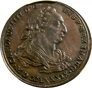 1789 年 スペイン カレル 4 世宣言メダル PCGS MS 62 BN (5-3)