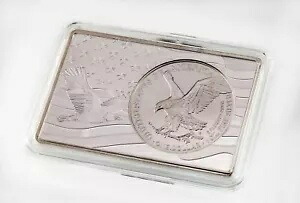 2021 $1 シルバー アメリカン イーグル タイプ 2 コイン/バー セット (3 オンス) 自由の女神