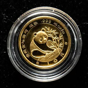 1988 中国 10 元 1/10 オンス パンダ金貨