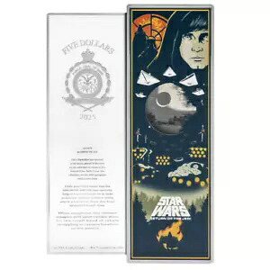 2025 ジェダイの帰還? スター ウォーズ? ポスター シルバー コイン - ニウエ - 3 オンス プルーフ- 146,850円