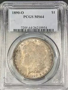 1890年 O モーガン銀貨 PCGS MS-64