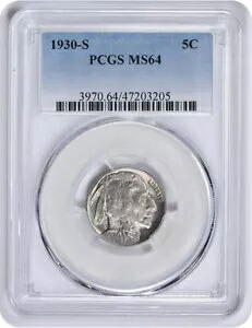 1930-S バッファロー ニッケル MS64 PCGS
