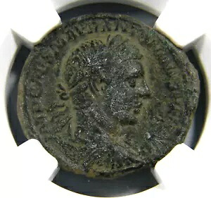 ローマコイン エラガバルス/火星前進 218-222 AD ? AS NGC 非常に良好