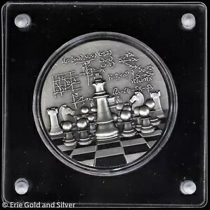 2024 カメルーン チェス 2 オンス シルバー アンティーク コイン OGP