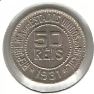 ブラジル コイン 50 レイ 1931 ブラジル EB005