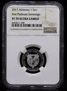 2017 アルダニー 1Sov プラチナ ソブリン NGC PF70 ウルトラ カメオ 152,900円