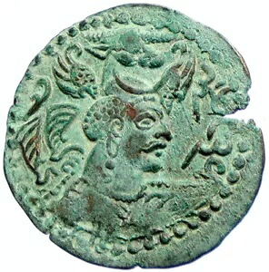 フンニック部族またはネザク フン ネザク シャー 500AD 古代ヴィンテージ ドラクマ コイン i104727|WORLD RESOURCE【KING店】