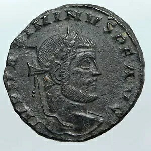 MAXIMINUS II DAIA 本物の古代 311AD 本物の古いローマのコイン JUPITER i88841｜WORLD RESOURCE【KING店】