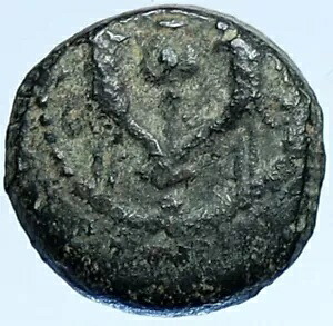 ユダ アリストブルス I ユダヤ人 104BC エルサレム 古代未亡人ダニ 古銭 i106943｜WORLD RESOURCE【KING店】