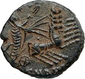 コンスタンティヌス 1 世、天国の神の手への大戦車 古代ローマのコイン i86750|WORLD RESOURCE【KING店】