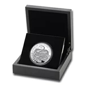 2025年 イギリス 5オンス シルバー イヤー オブ ザ スネーク Prf (ボックス & COA)|WORLD RESOURCE【KING店】