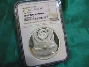 2021年 ザ・フー 5ポンド2オンス銀貨 NGC PF69 ULTRA CAMEO