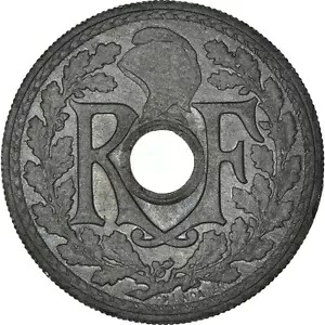 [#940190] コイン、フランス、20 サンタイム、1945 年、パリ、MS、亜鉛、KM:E88、ガドゥリー:324｜WORLD RESOURCE【KING店】