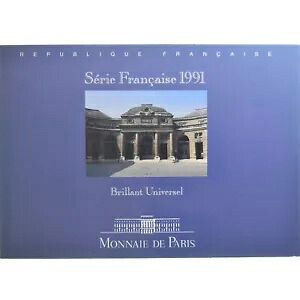 [#1182789] コイン、フランス、セット フラン BU、1991 年、モネ ド パリ、MS｜WORLD RESOURCE【KING店】