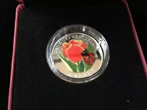 2011 カナダ造幣局 20 ドル純銀貨 - てんとう虫のチューリップ カナダ|WORLD RESOURCE【KING店】