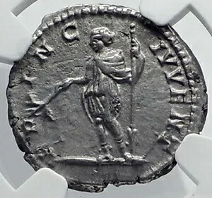 GETA AS CAESAR 本物の古代 200AD ローマ本物のシルバーローマコイン NGC i81761|WORLD RESOURCE【KING店】