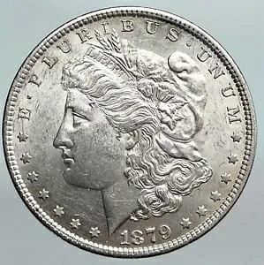 1879P アメリカ合衆国モーガン イーグル ヴィンテージ シルバー 米ドル コイン i90366|WORLD RESOURCE【KING店】