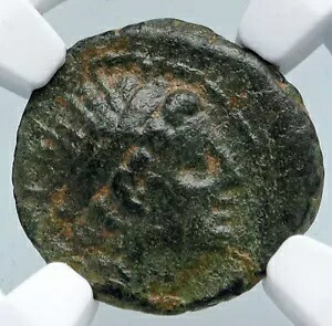 アンティオコス IV エピファネス 175BC 本物の古代セレウコス朝ギリシャのコイン NGC i89562|WORLD RESOURCE【KING店】