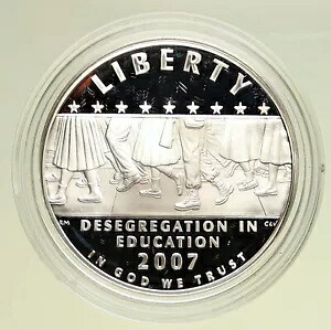 2007 P アメリカ リトル ロック 人種差別防止 銀貨 i95099|WORLD RESOURCE【KING店】