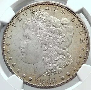 1900 アメリカ合衆国 シルバー モーガン 米ドル コイン EAGLE NGC MS i82204｜WORLD RESOURCE【KING店】 245,850円