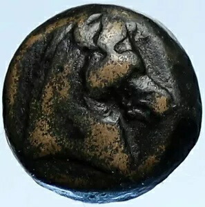 セレウコス I ニカトール 300BC 本物のセレウコス朝の古いギリシャのコイン ホースアンカー i107443