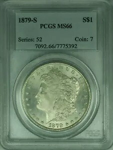 1879-S モーガン シルバー ダラー コイン $1 PCGS MS-66|WORLD RESOURCE【KING店】