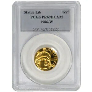 $5 米国造幣局記念金貨 PF69/PR69 (ランダム年、PCGS または NGC)