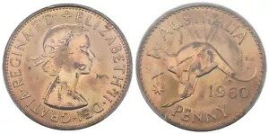 オーストラリア 1 ペニー 1960 パース KM# 56 PP - PCGS PR64 のみ 1030 個|WORLD RESOURCE【KING店】