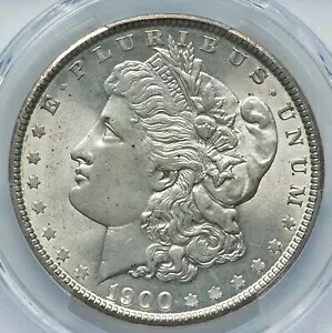 モーガン シルバー ダラー 1900 PCGS MS-66!!!素晴らしい光沢のあるコイン。