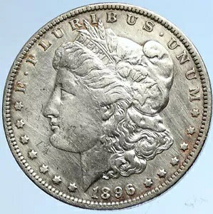 1896 O アメリカ合衆国 イーグル オールド シルバー モルガン 米ドル コイン i113226｜WORLD RESOURCE【KING店】