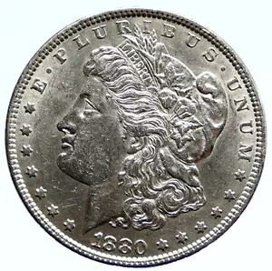 1880 P アメリカ合衆国 シルバー モルガン オールド 米ドル コイン EAGLE i96231｜WORLD RESOURCE【KING店】 235,620円