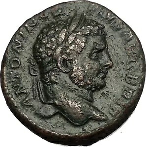 CARACALLA 214AD ラージ レア 古代ローマ コイン プロビデンティア 予見 i53021
